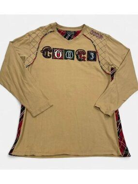 Coogi Australia Vintage 1990's Long Sleeve Rugby Polo Shirt Men's Large
